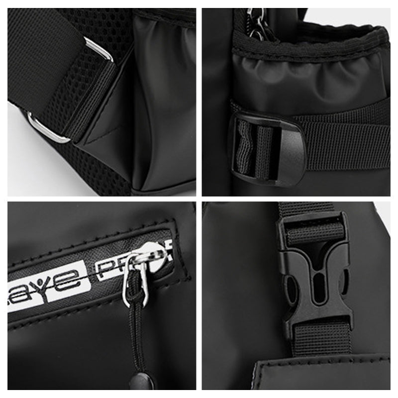 Herren Brusttasche aus Lederfolie