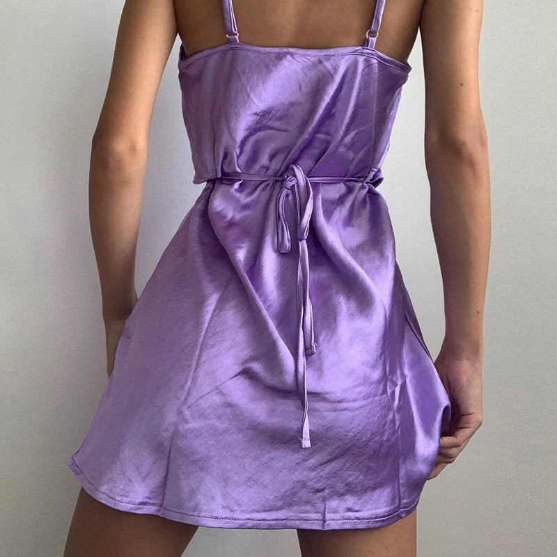 Slip Dress In Satin