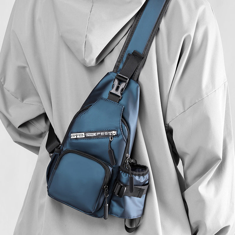 Herren Brusttasche aus Lederfolie