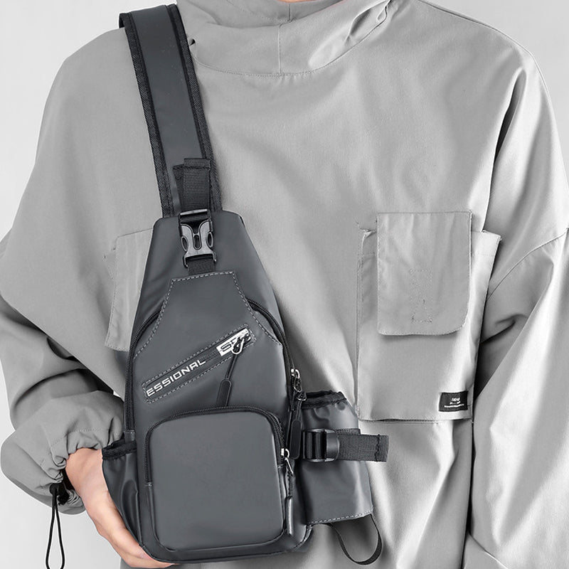 Herren Brusttasche aus Lederfolie