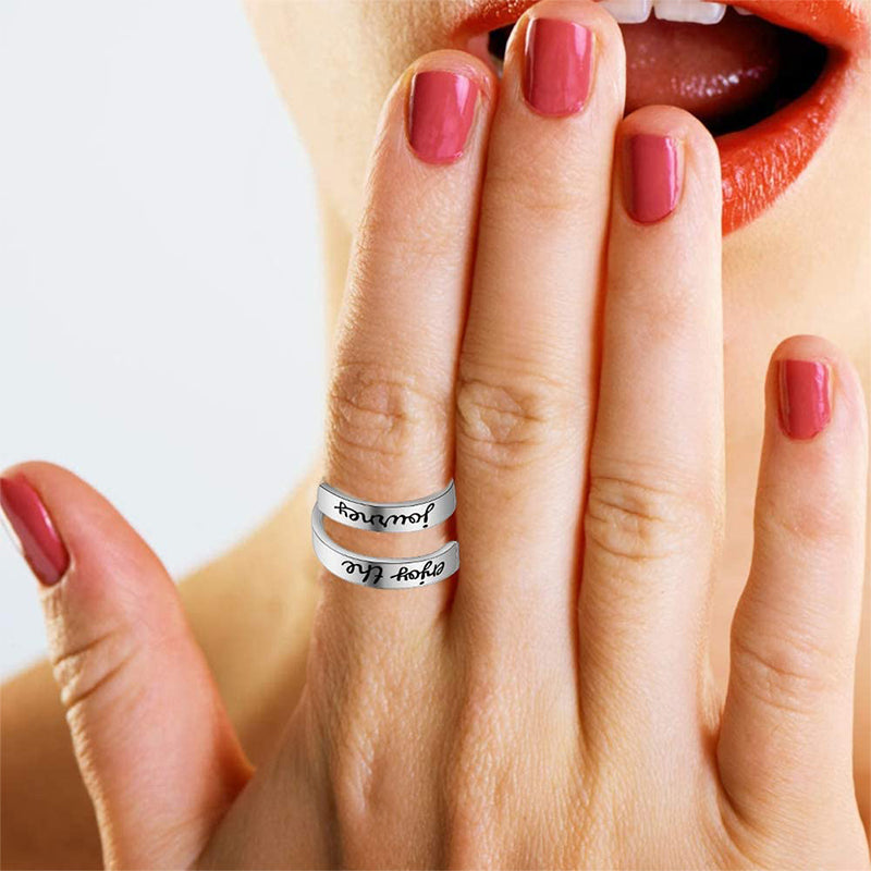 Einstellbarer Öffnung Gravur Ring