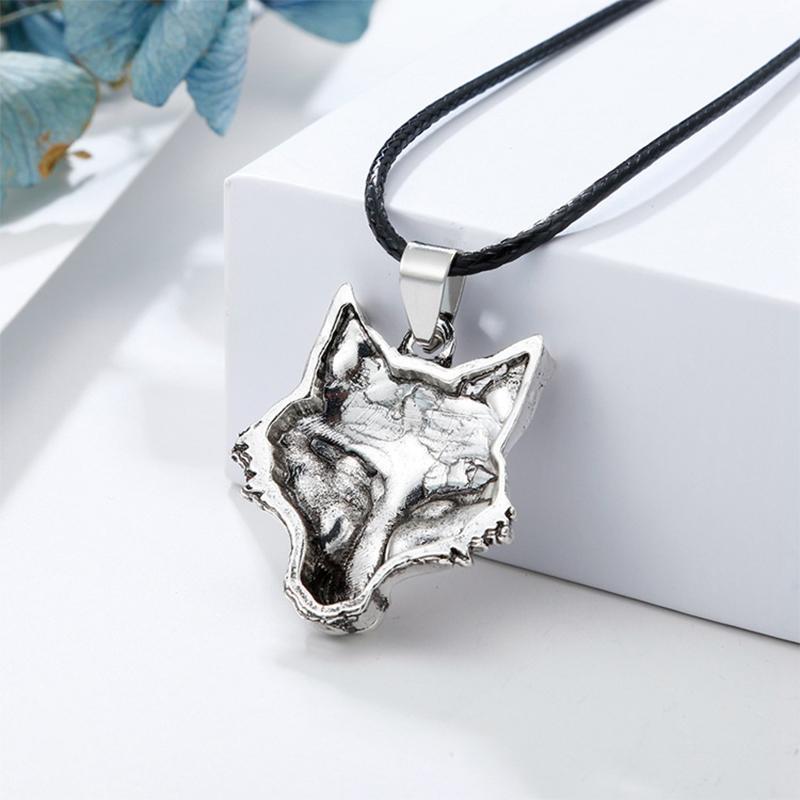Engeliebe Einzigartige Wolf Halskette