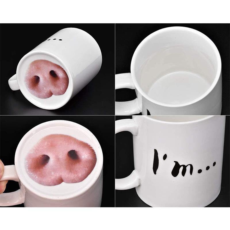 Kreativer Schweinsnasenbecher