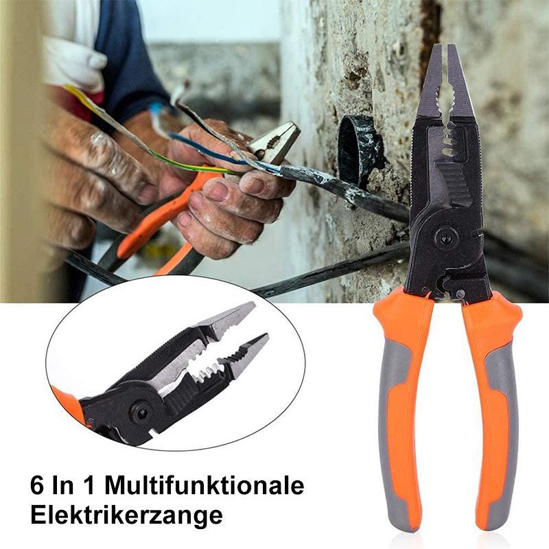 6 In 1 multifunktionale Elektrikerzange