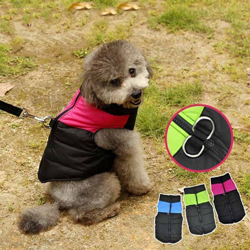 Hund Winter Warme Kleidung Zipper Hundeweste