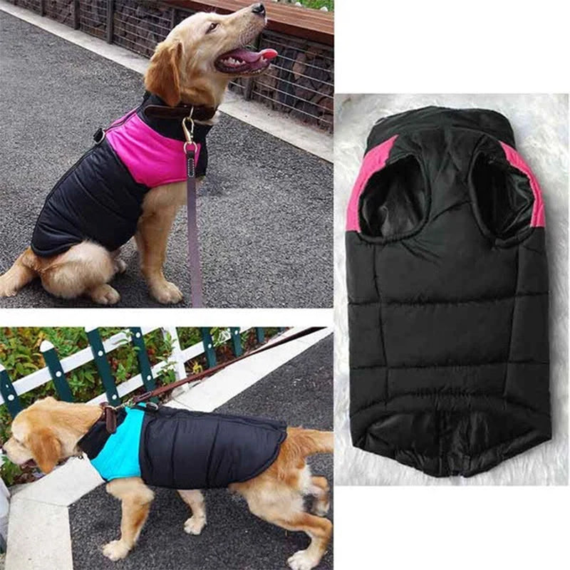 Hund Winter Warme Kleidung Zipper Hundeweste