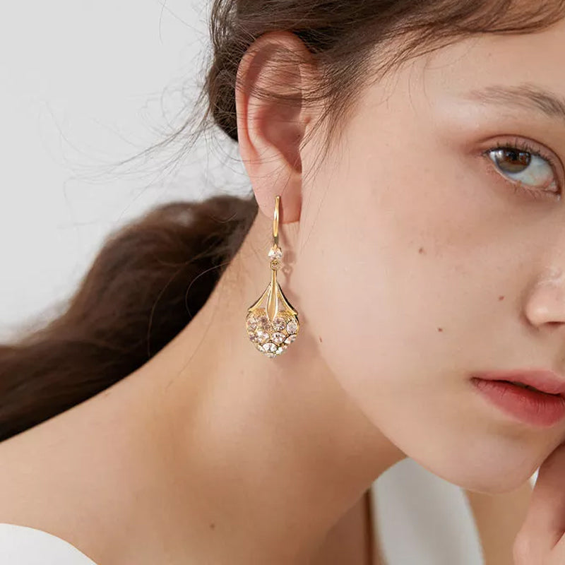 Herzförmige Diamant Ohrringe