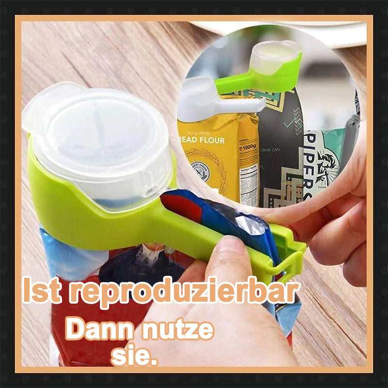 2-in-1 Lebensmittel Aufbewahrung Verschluss Clip (4 Stück)