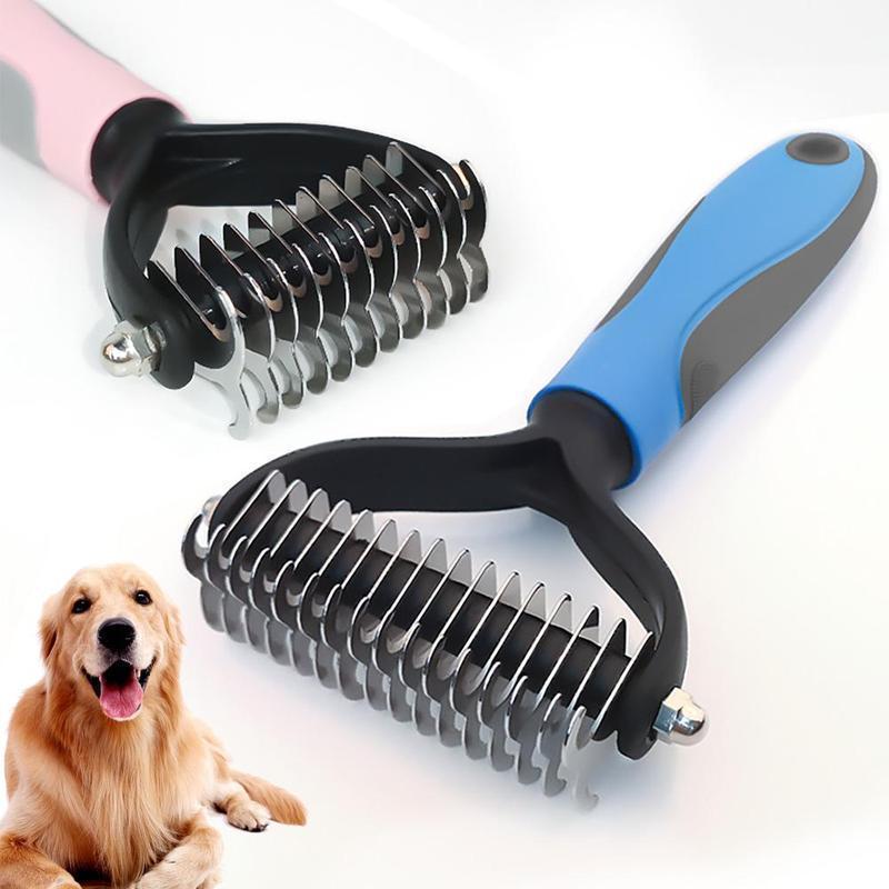 Hundesalon Doppelseitiger Kamm - entfernt lose Knoten und Tangled Hair - hallohaus