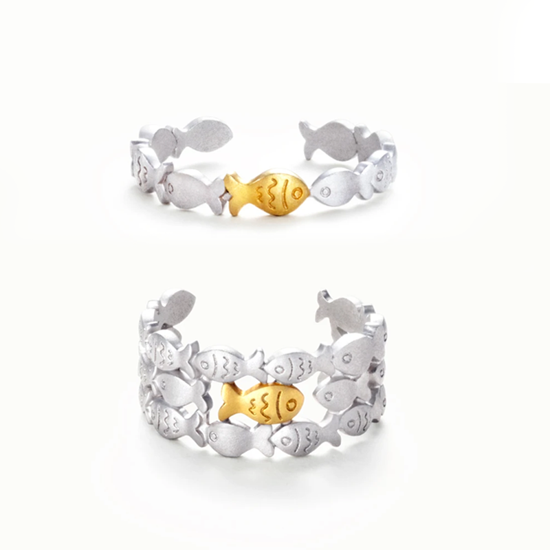 Goldfisch-Stil Ring
