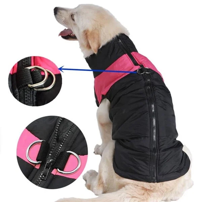 Hund Winter Warme Kleidung Zipper Hundeweste