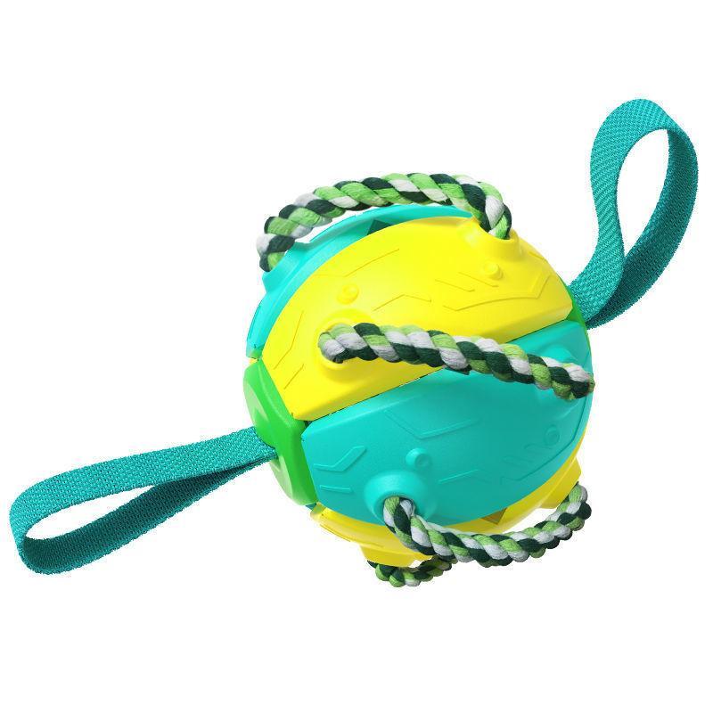 Engeliebe Bissfestes Hundespielzeug Frisbeefußball
