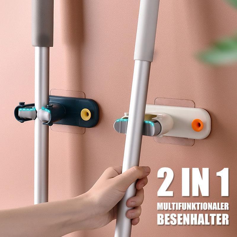 New 2 In 1 Multifunktionaler Besenhalter