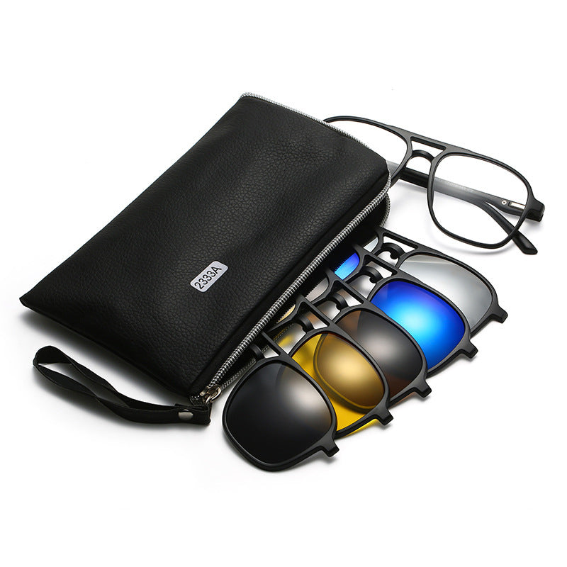 3 in 1 Magnetisch polarisierte Sonnenbrille