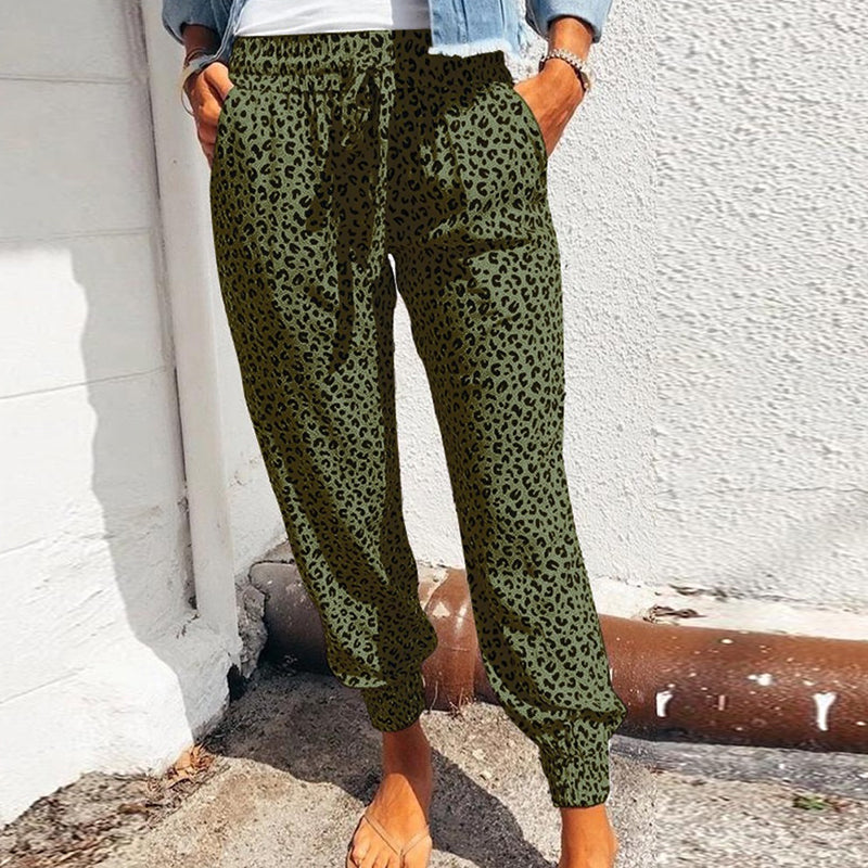 Damen Kordelzug Lässige Pants