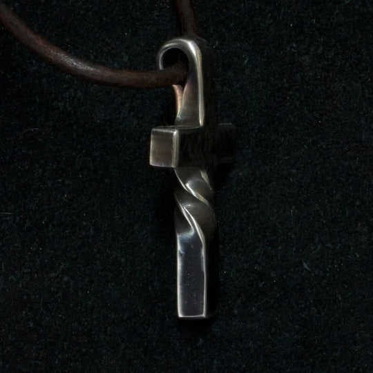 Vintage-Kreuz-Halskette