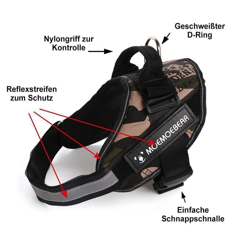Reflektierendes All-in-One Anti-Zug-Hundegeschirr