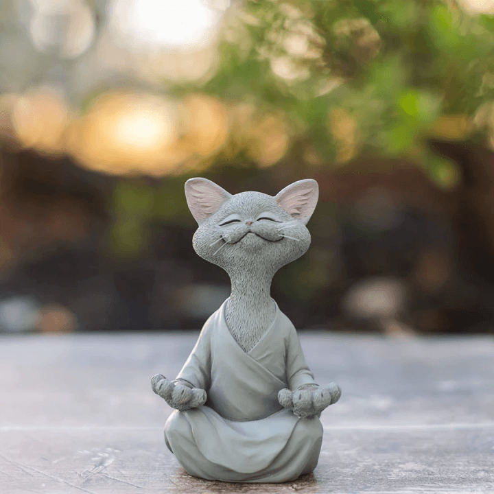 Engeliebe Buddha Katze