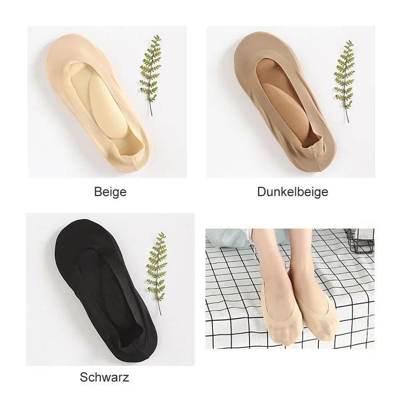 Invisible 3D Fußmassage gepolsterte Socken