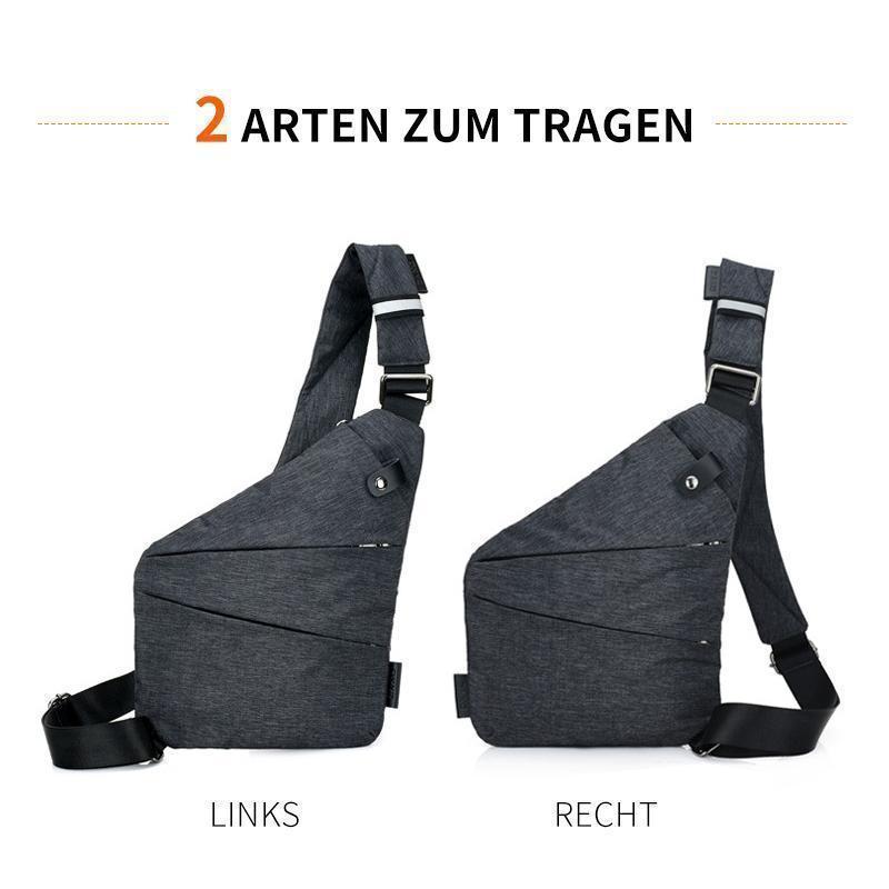 Persönliche Tasche，die kann in der Kleidung versteckt werden