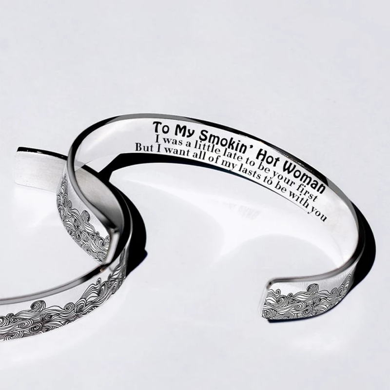 Einfaches Armband aus Edelstahl