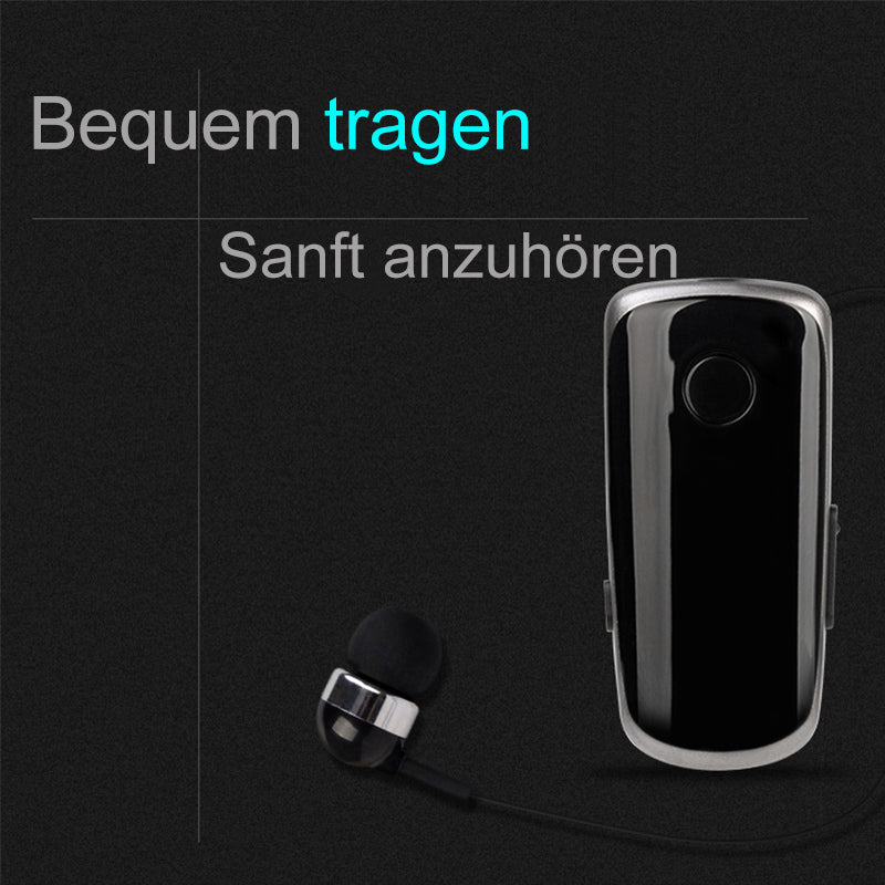 Kabelloses Bluetooth-Headset zum Anklemmen