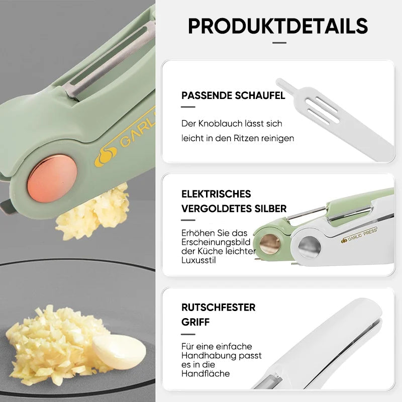 Knoblauchpresse aus Edelstahl