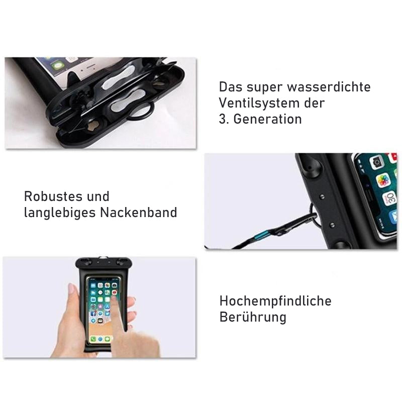 Wasserdichte versiegelte Touchscreen-Telefontasche