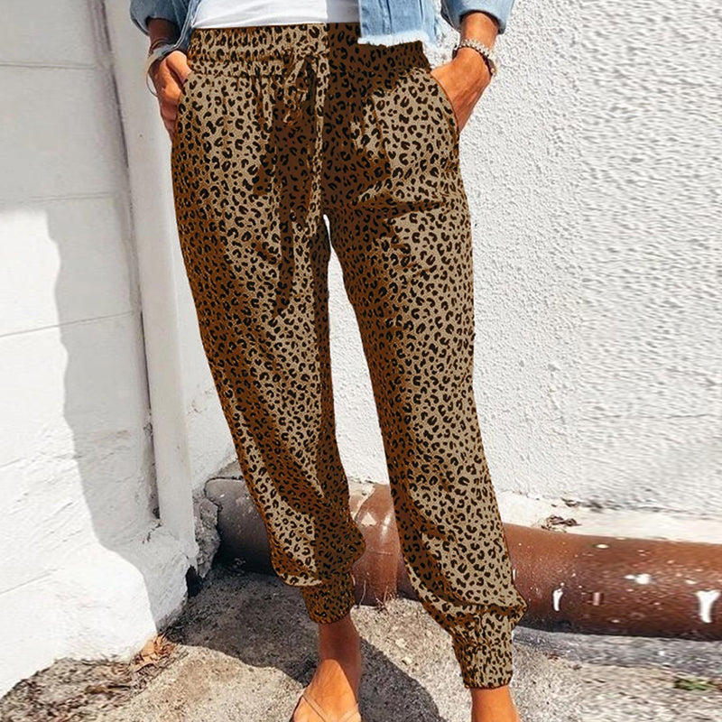 Damen Kordelzug Lässige Pants