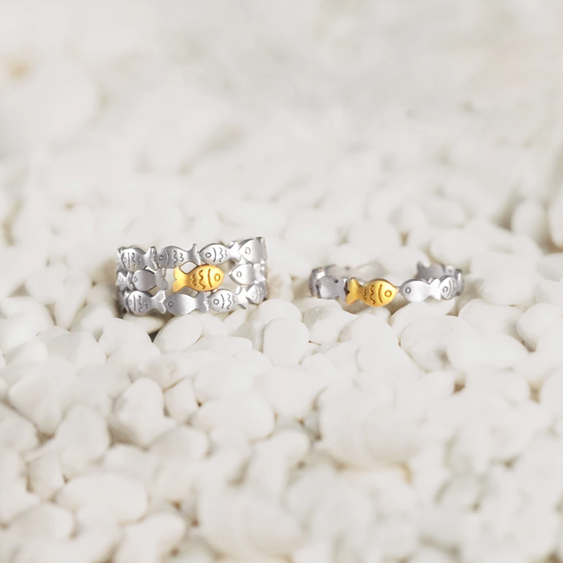 Goldfisch-Stil Ring