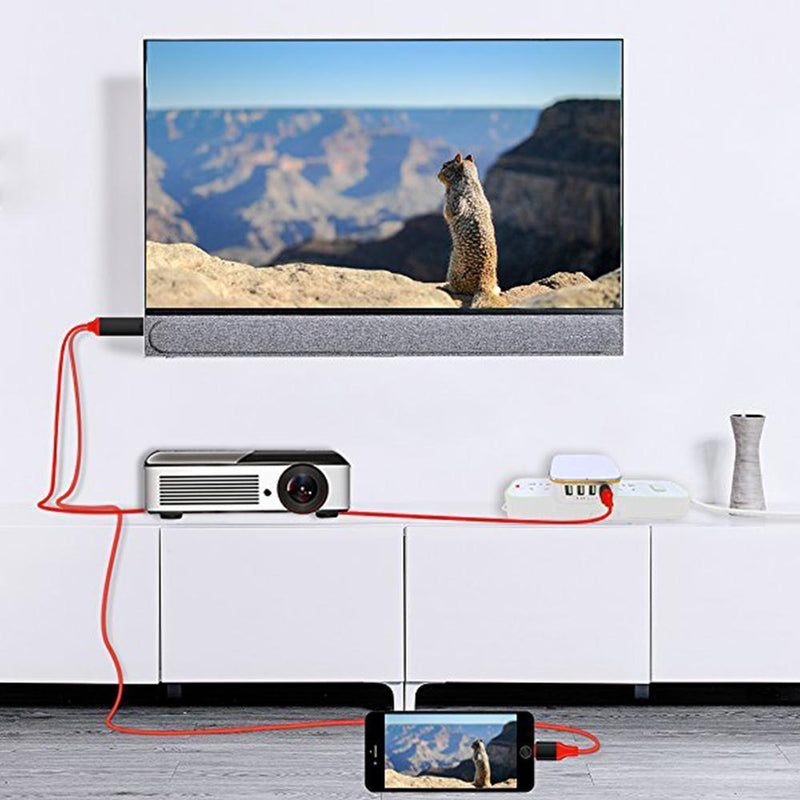 🔥HDMI Kabel, 1080P, Transmit Audio und Video Heimkino für iOS und Android🔥