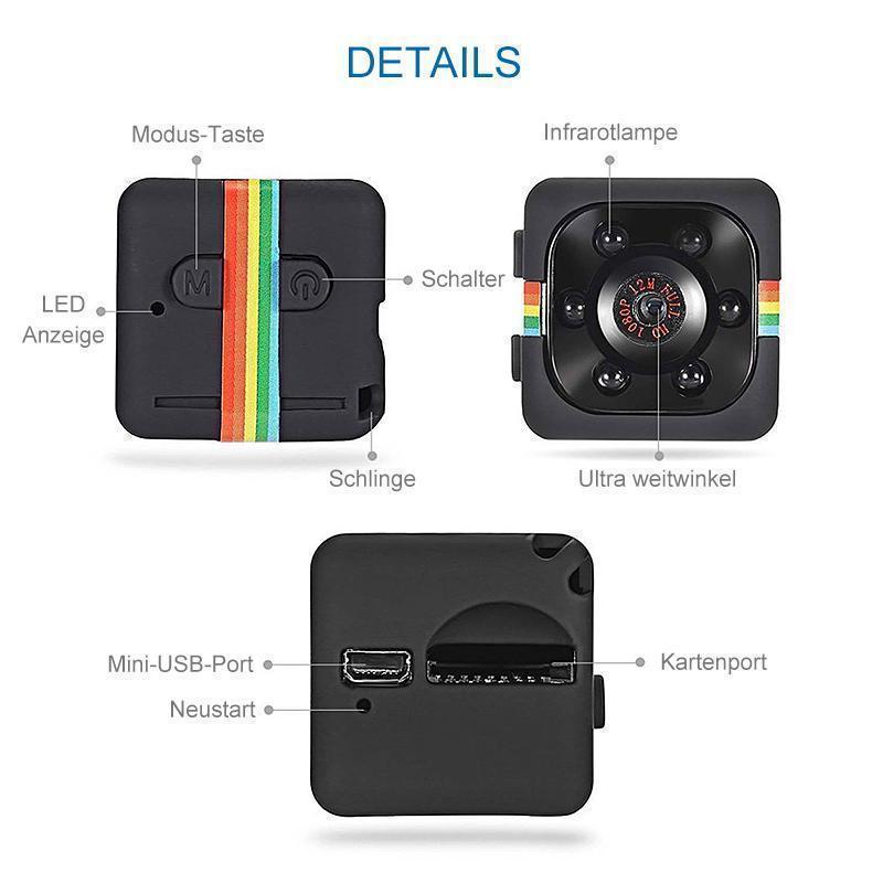 Mini Kamera SQ11 Camcorder HD 1080P Nachtsicht Sport DV