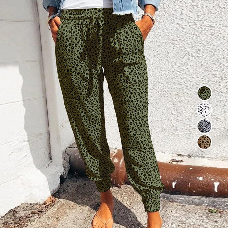 Damen Kordelzug Lässige Pants