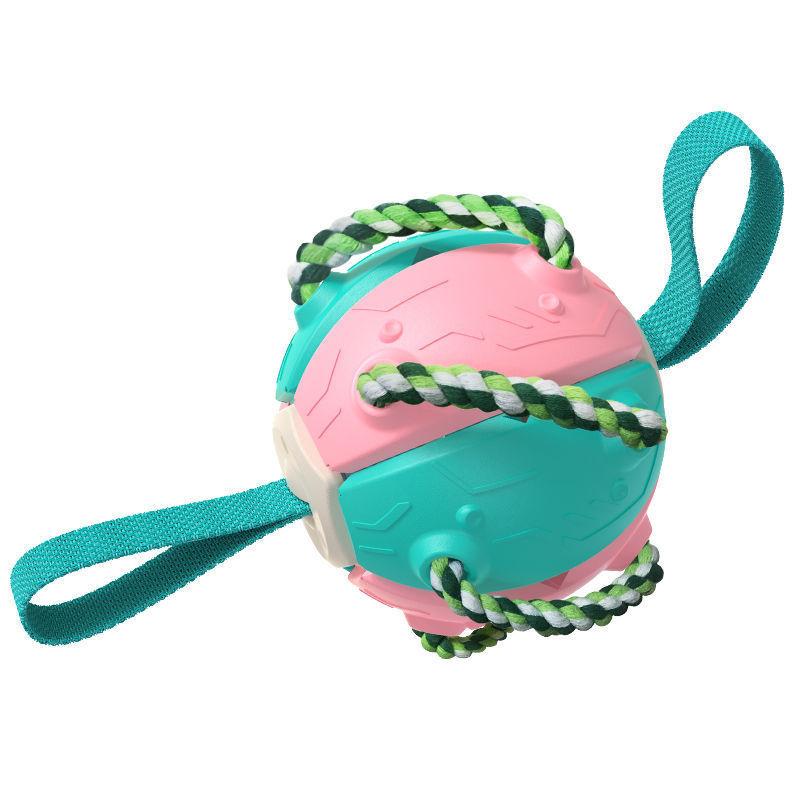 Engeliebe Bissfestes Hundespielzeug Frisbeefußball
