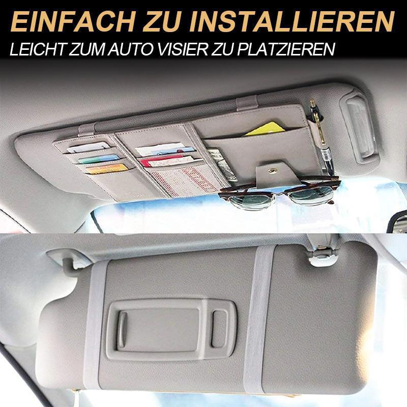 Alle-in-Ein Auto Sonnenblende Organizer Tasche