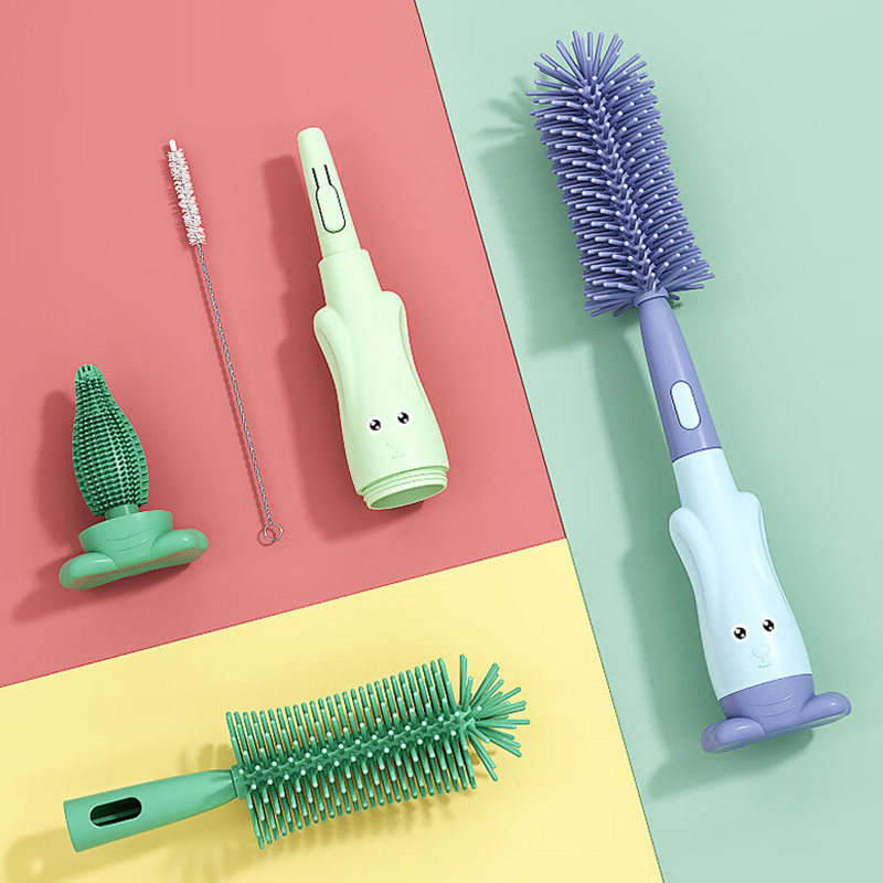 Silikon Babyflaschen Bürsten Set