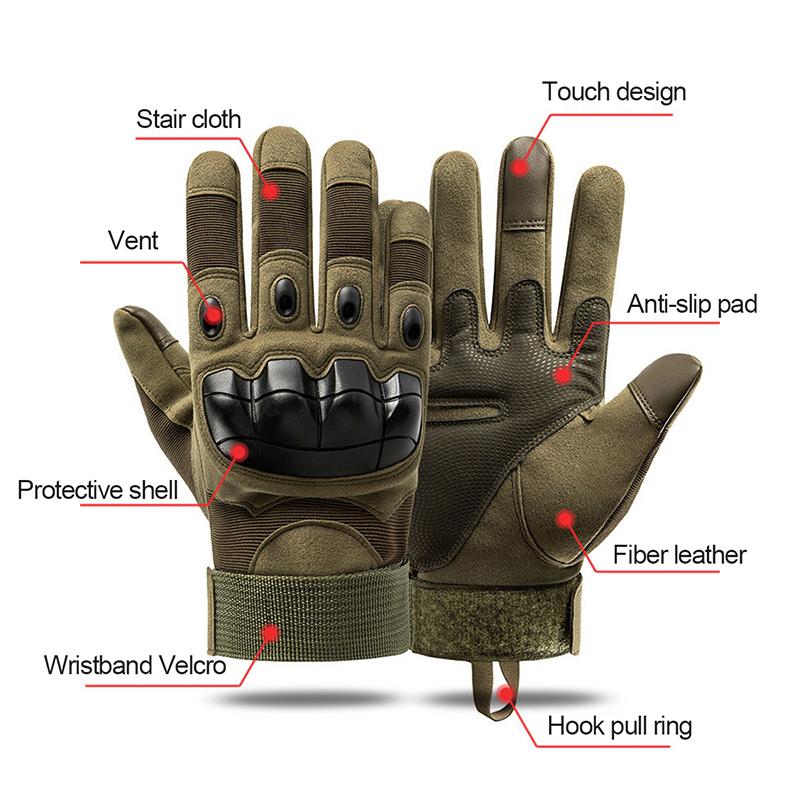 Taktische Vollfinger-Handschuhe