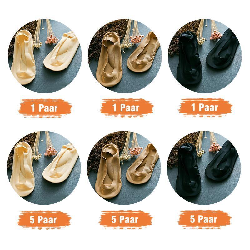 Invisible 3D Fußmassage gepolsterte Socken