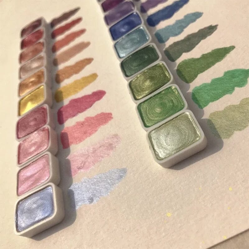 220 Farben Aquarellmalerei Set