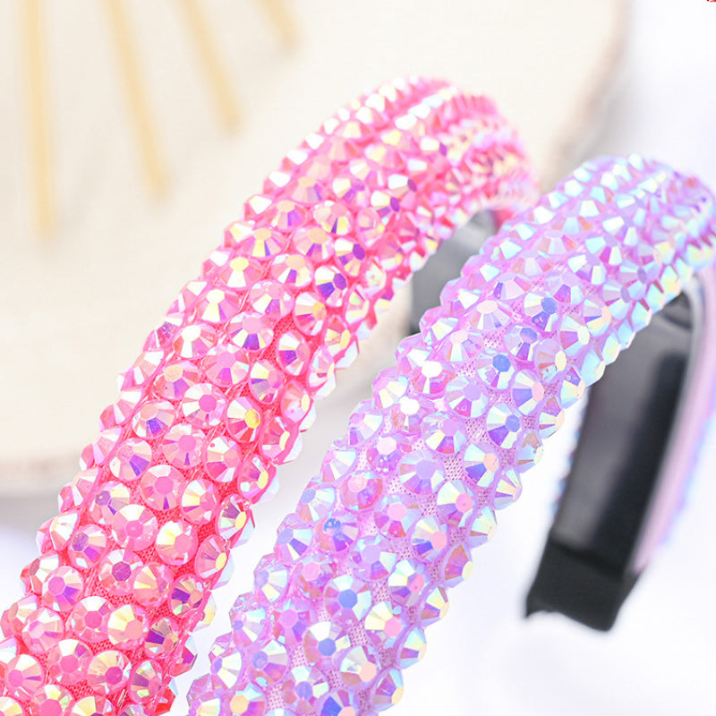 Modefarbe Diamant Stirnband