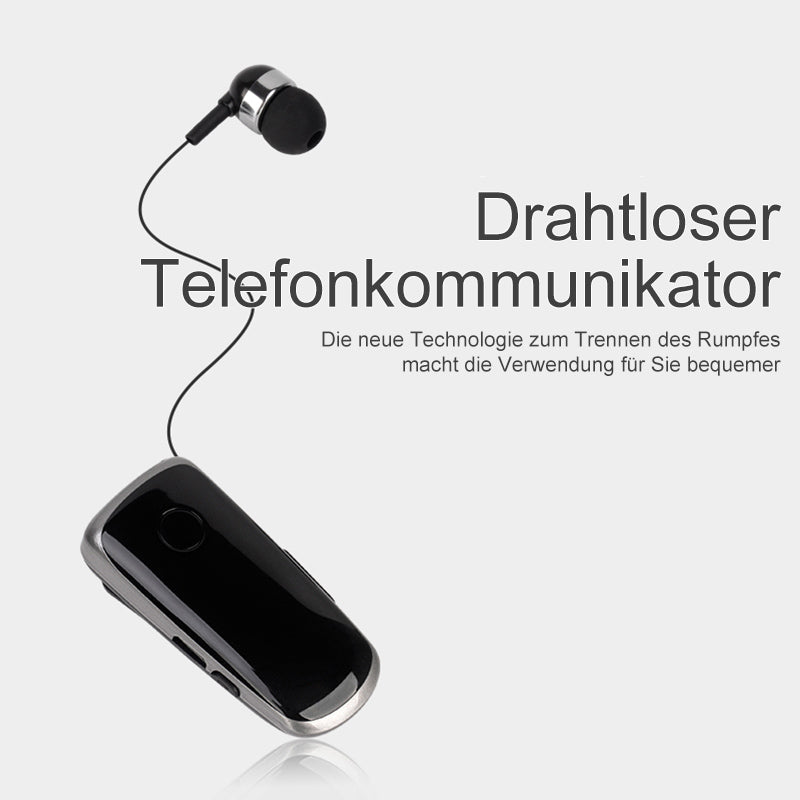 Kabelloses Bluetooth-Headset zum Anklemmen