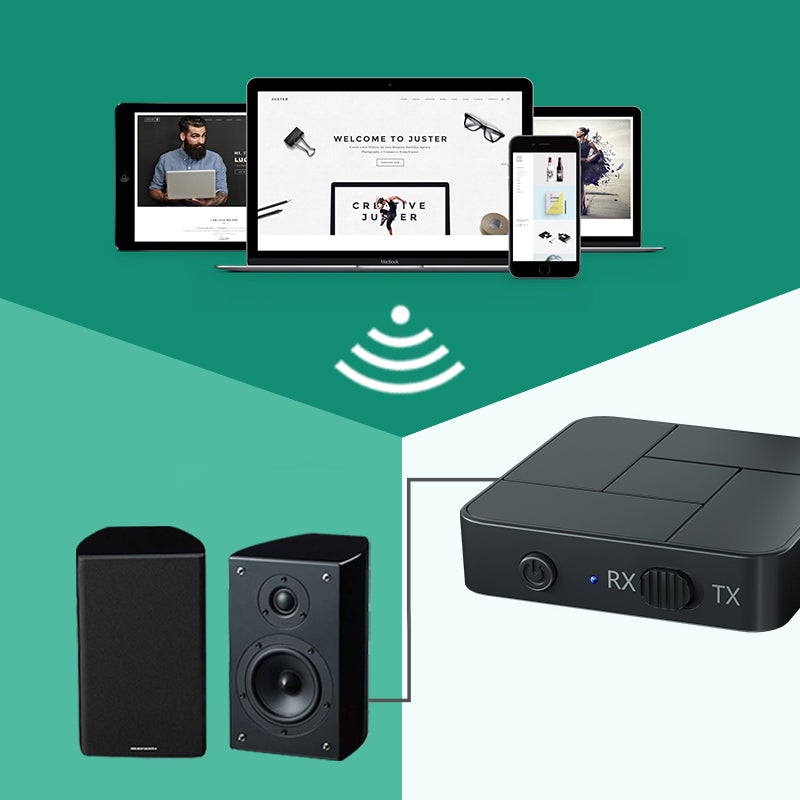 Bluetooth 5.0 Audio-Sender und -Empfänger