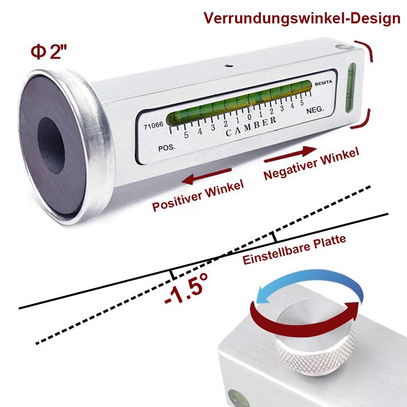 Pegel mit magnetischer Ausrichtung