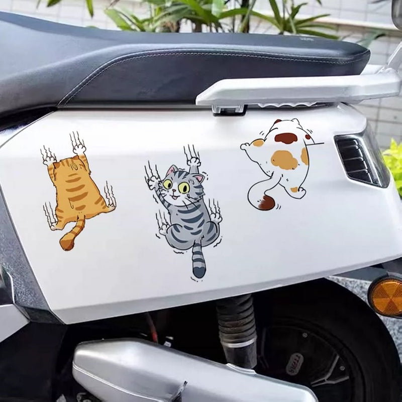 Niedliche Katze Cartoon Auto Aufkleber