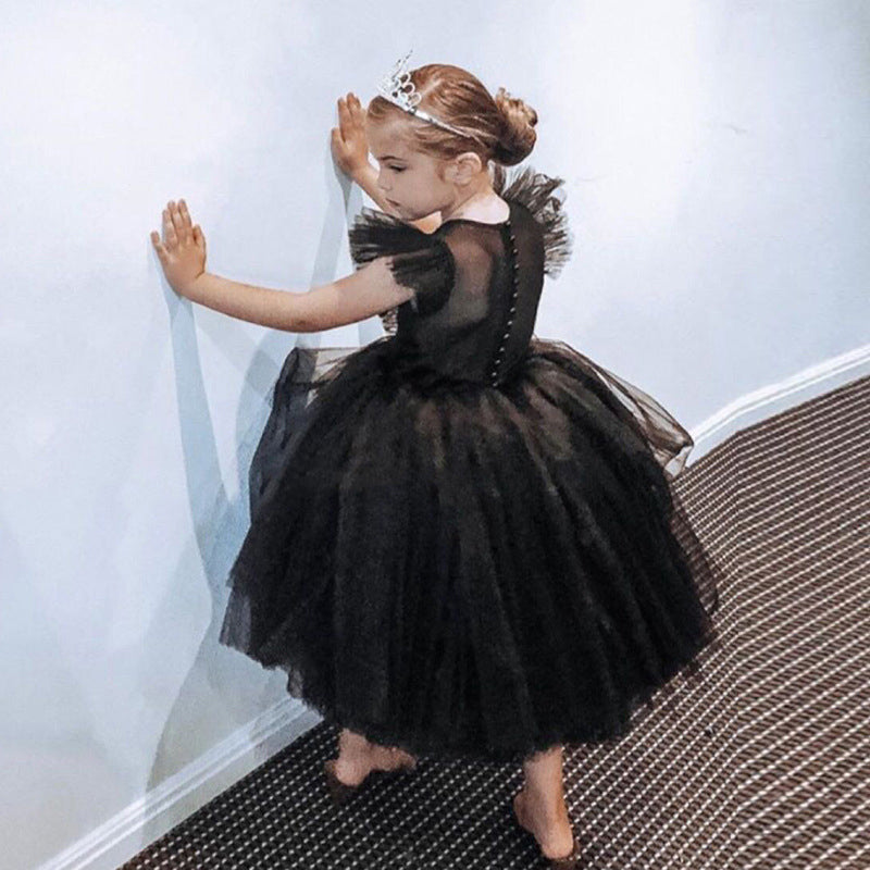 Prinzessin Tutu-Kleid mit fliegenden Ärmeln