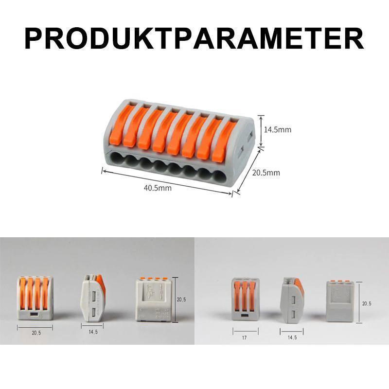 Universal-LED-Kabelstecker für die schnelle Verkabelung(10 Pcs)