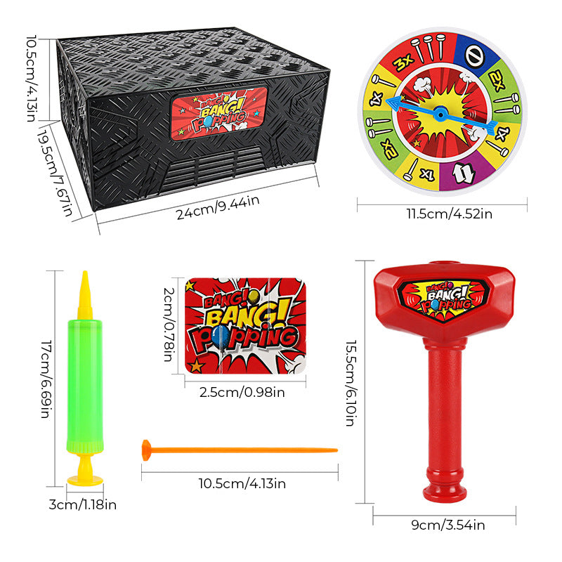 Knock Box Blast Ballon Partyspielzeug