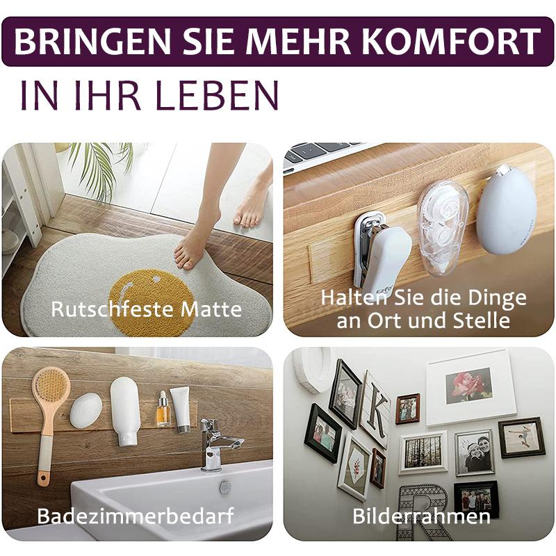 60 PCS wiederverwendbares wasserdichtes doppelseitiges Klebeband