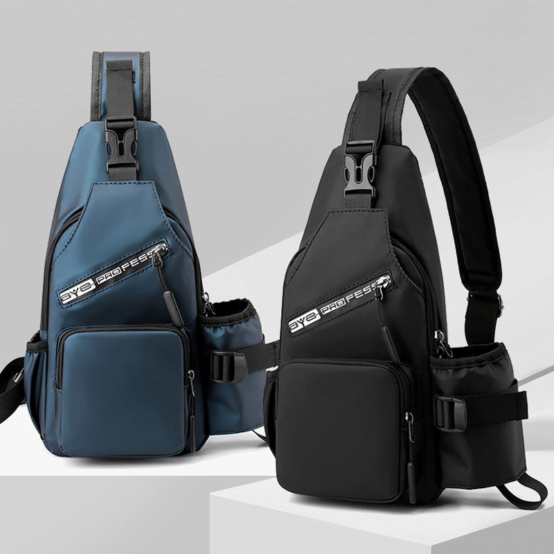 Herren Brusttasche aus Lederfolie