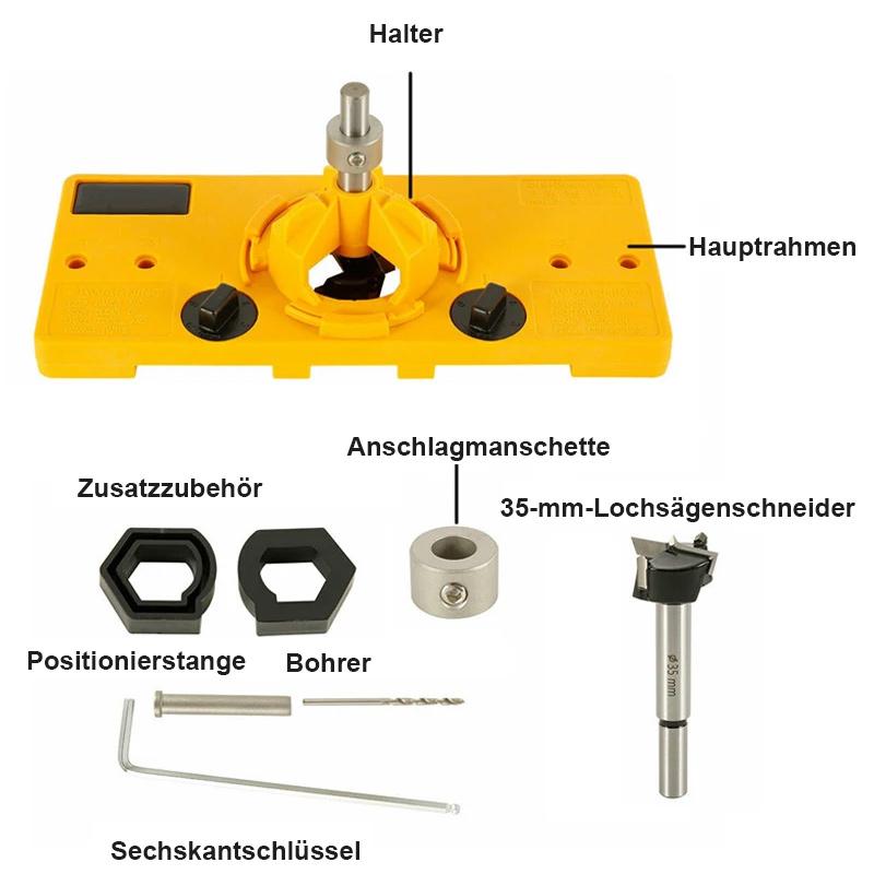 Holzbearbeitung 35mm Scharnierloch Jig Guide